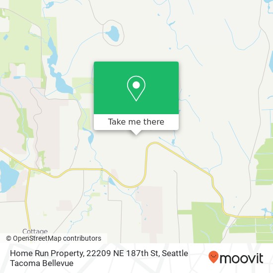 Mapa de Home Run Property, 22209 NE 187th St