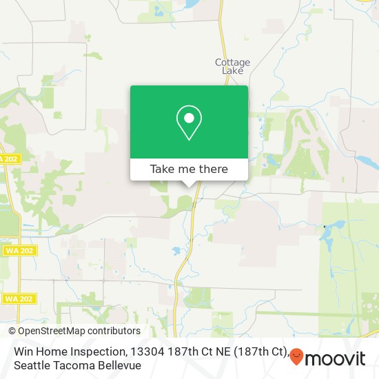 Mapa de Win Home Inspection, 13304 187th Ct NE