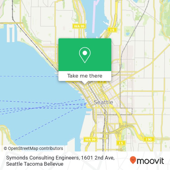 Mapa de Symonds Consulting Engineers, 1601 2nd Ave
