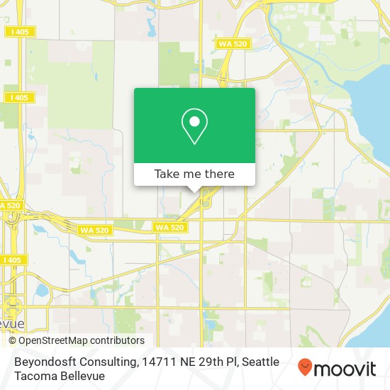 Beyondosft Consulting, 14711 NE 29th Pl map