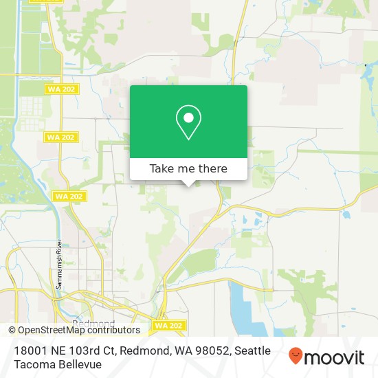 18001 NE 103rd Ct, Redmond, WA 98052 map