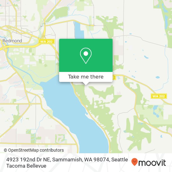 4923 192nd Dr NE, Sammamish, WA 98074 map