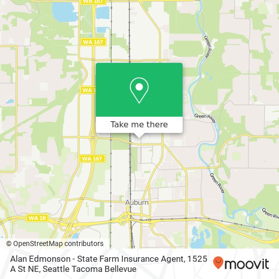 Alan Edmonson - State Farm Insurance Agent, 1525 A St NE map