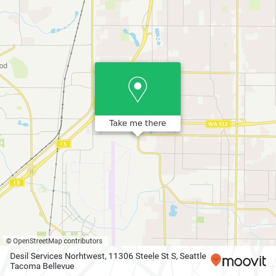 Mapa de Desil Services Norhtwest, 11306 Steele St S