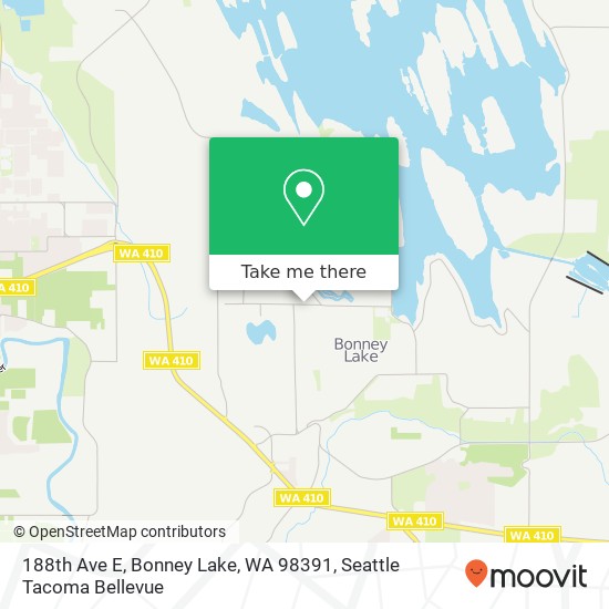 188th Ave E, Bonney Lake, WA 98391 map