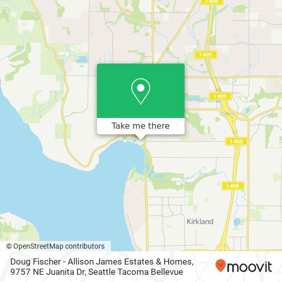 Doug Fischer - Allison James Estates & Homes, 9757 NE Juanita Dr map