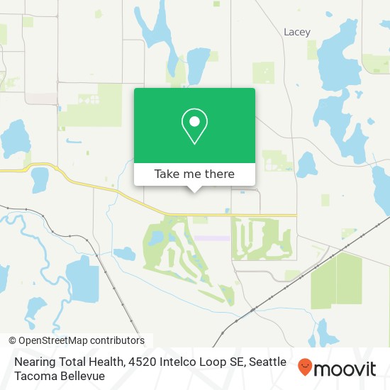 Nearing Total Health, 4520 Intelco Loop SE map