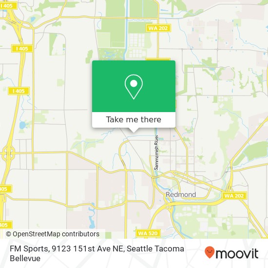 FM Sports, 9123 151st Ave NE map