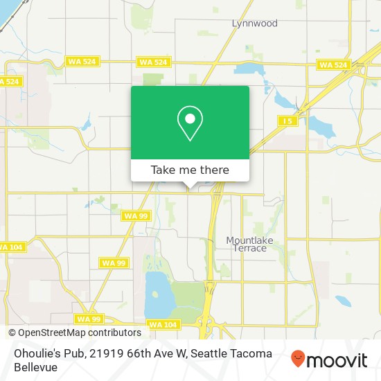 Mapa de Ohoulie's Pub, 21919 66th Ave W