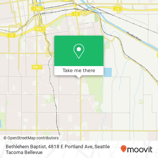 Bethlehem Baptist, 4818 E Portland Ave map