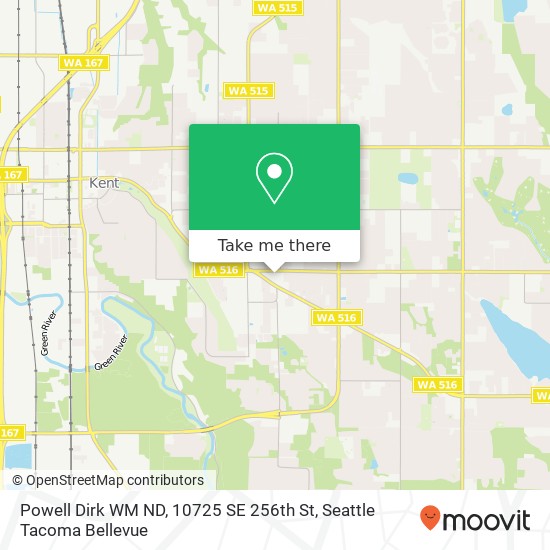 Mapa de Powell Dirk WM ND, 10725 SE 256th St