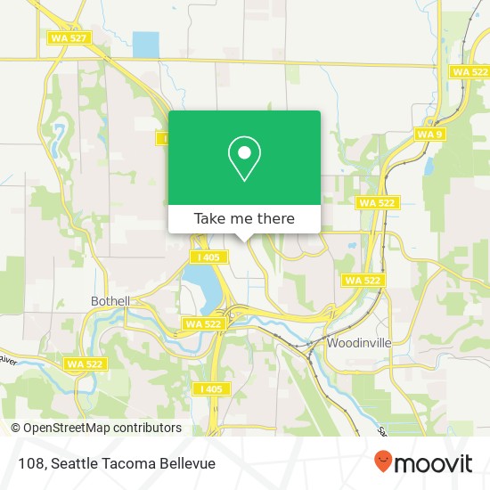 Mapa de 108, 19201 120th Ave NE #108, Bothell, WA 98011, USA