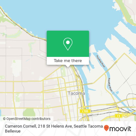 Mapa de Cameron Cornell, 218 St Helens Ave