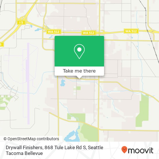 Mapa de Drywall Finishers, 868 Tule Lake Rd S