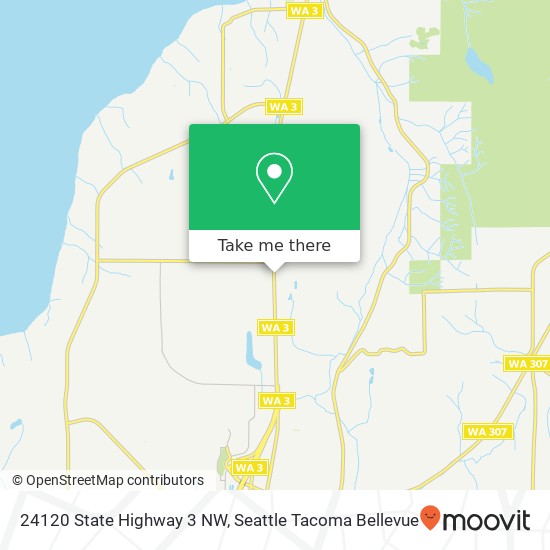 Mapa de 24120 State Highway 3 NW, Poulsbo, WA 98370