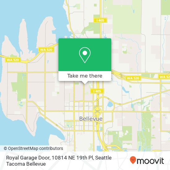 Mapa de Royal Garage Door, 10814 NE 19th Pl