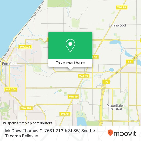 Mapa de McGraw Thomas G, 7631 212th St SW
