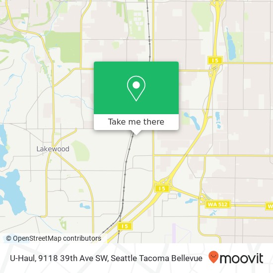 U-Haul, 9118 39th Ave SW map