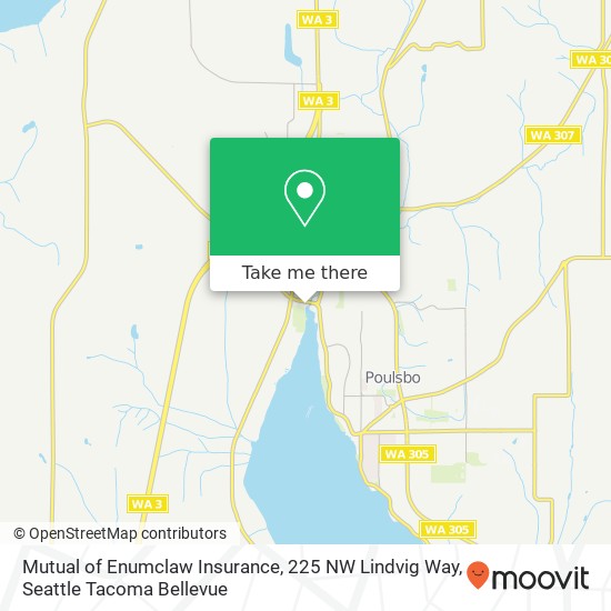 Mapa de Mutual of Enumclaw Insurance, 225 NW Lindvig Way
