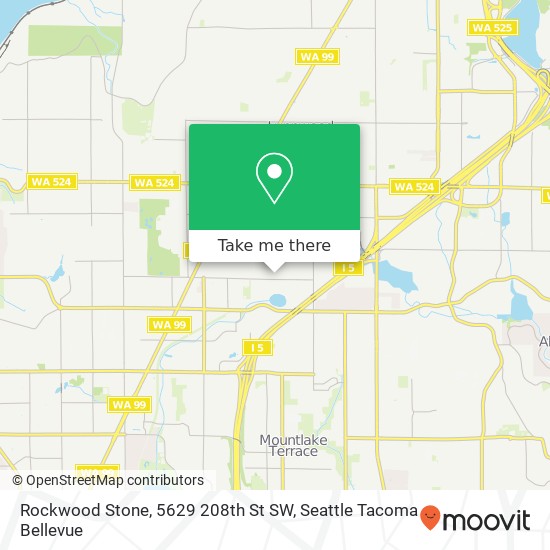 Mapa de Rockwood Stone, 5629 208th St SW