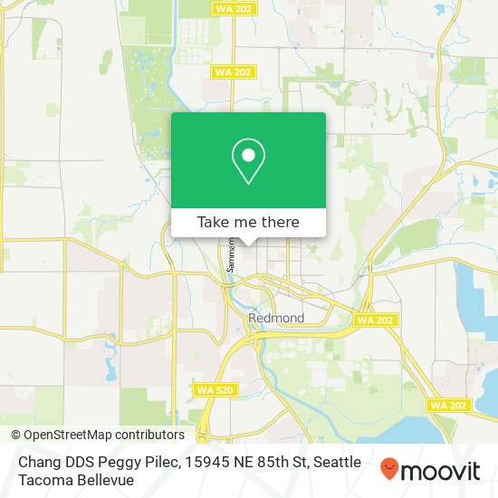 Chang DDS Peggy Pilec, 15945 NE 85th St map