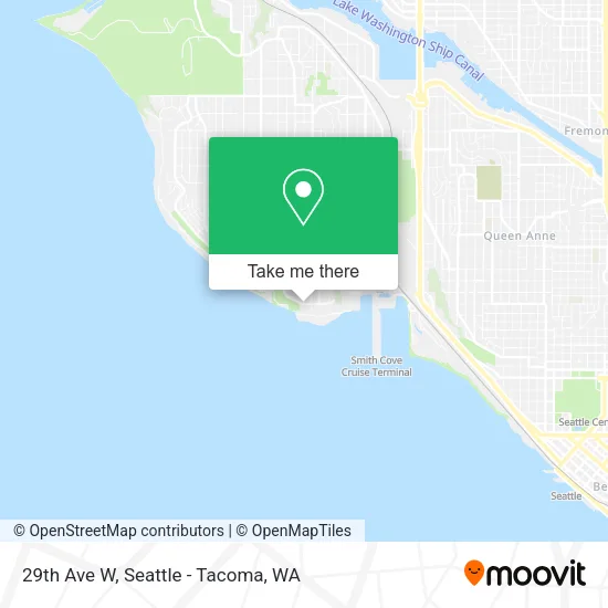 29th Ave W map