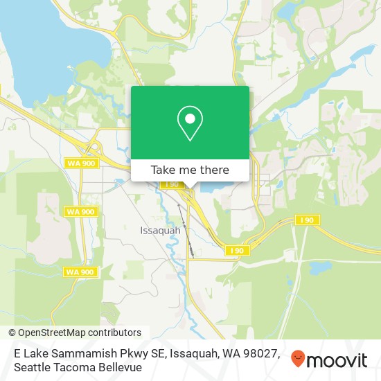 E Lake Sammamish Pkwy SE, Issaquah, WA 98027 map