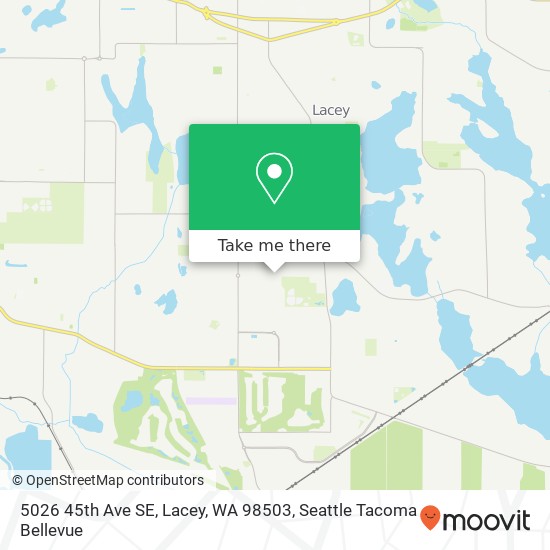 5026 45th Ave SE, Lacey, WA 98503 map