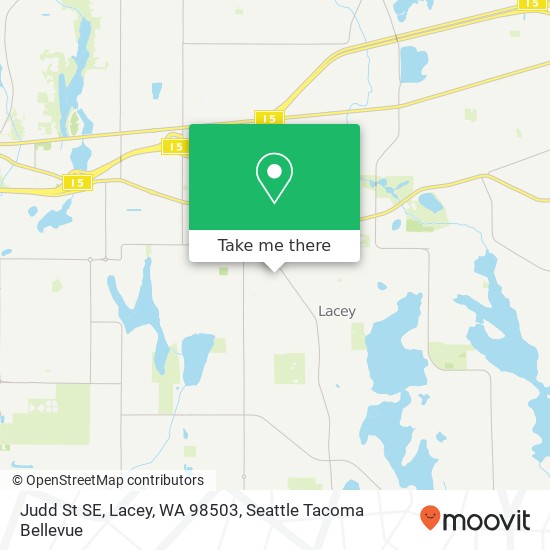 Mapa de Judd St SE, Lacey, WA 98503