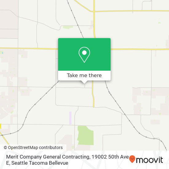 Mapa de Merit Company General Contracting, 19002 50th Ave E