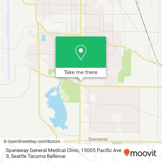 Spanaway General Medical Clinic, 15005 Pacific Ave S map