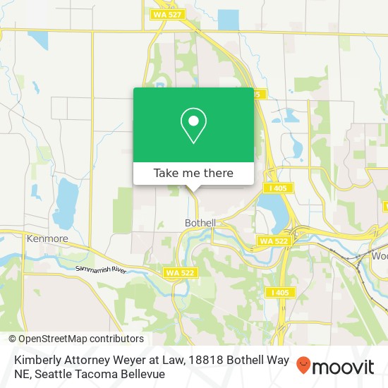 Kimberly Attorney Weyer at Law, 18818 Bothell Way NE map