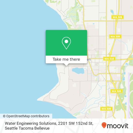 Mapa de Water Engineering Solutions, 2201 SW 152nd St