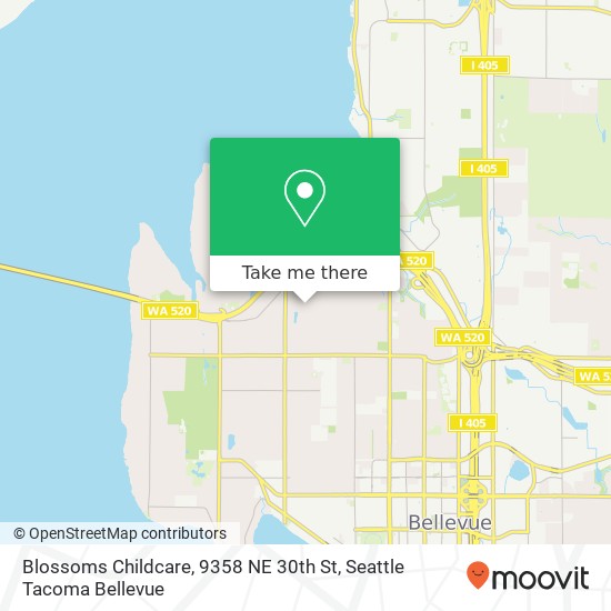 Blossoms Childcare, 9358 NE 30th St map