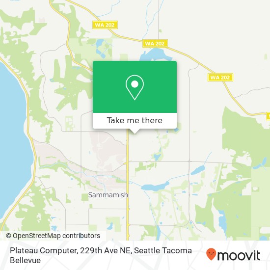 Mapa de Plateau Computer, 229th Ave NE