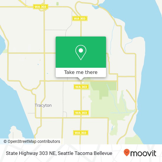 Mapa de State Highway 303 NE, Bremerton, WA 98311