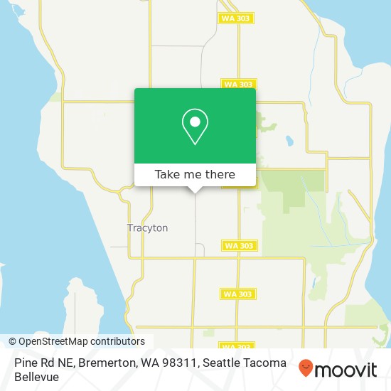 Pine Rd NE, Bremerton, WA 98311 map