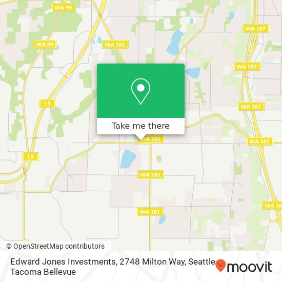 Edward Jones Investments, 2748 Milton Way map