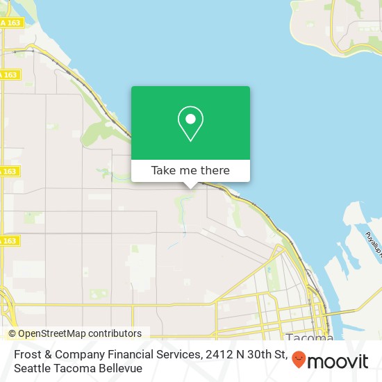 Mapa de Frost & Company Financial Services, 2412 N 30th St