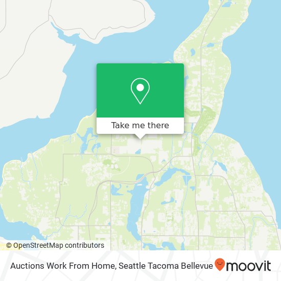 Mapa de Auctions Work From Home, 3214 Lady Fern Loop NW