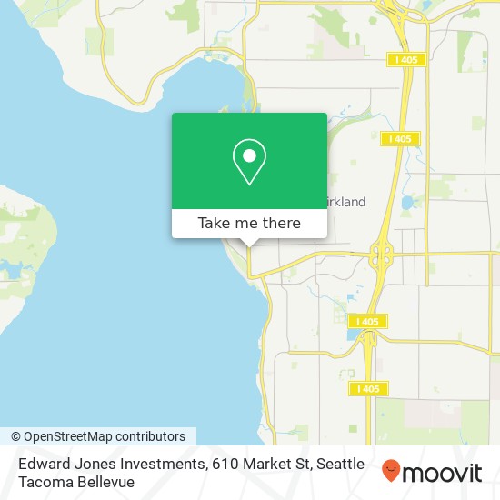 Mapa de Edward Jones Investments, 610 Market St