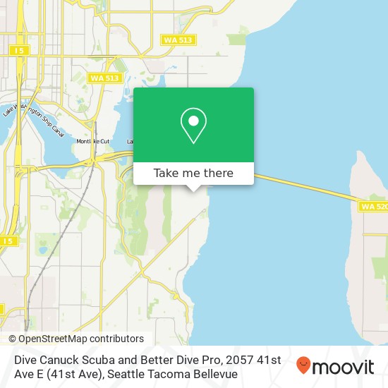 Mapa de Dive Canuck Scuba and Better Dive Pro, 2057 41st Ave E