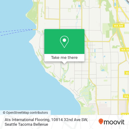 Ats International Flooring, 10814 32nd Ave SW map