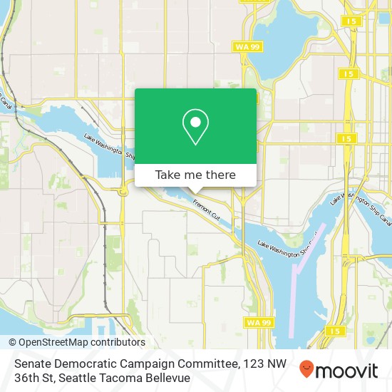 Mapa de Senate Democratic Campaign Committee, 123 NW 36th St