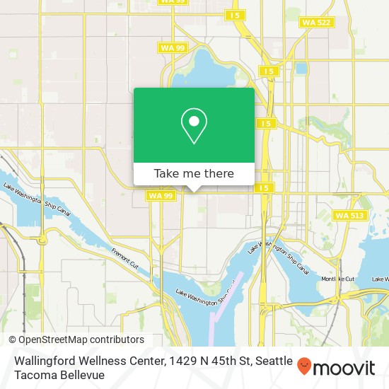 Wallingford Wellness Center, 1429 N 45th St map