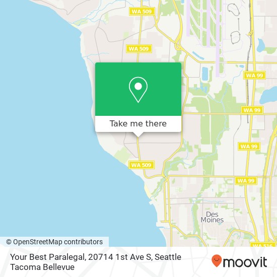 Your Best Paralegal, 20714 1st Ave S map