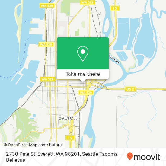 2730 Pine St, Everett, WA 98201 map