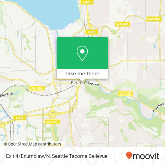 Exit 4/Enumclaw/N map