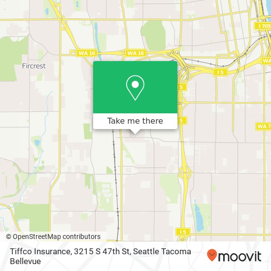 Mapa de Tiffco Insurance, 3215 S 47th St