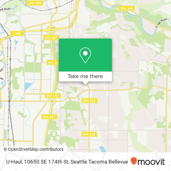 U-Haul, 10650 SE 174th St map